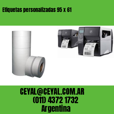 Etiquetas personalizadas 95 x 61