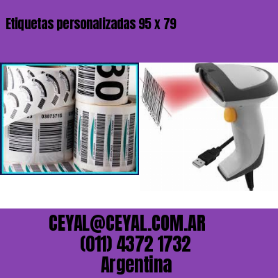 Etiquetas personalizadas 95 x 79