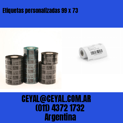 Etiquetas personalizadas 99 x 73