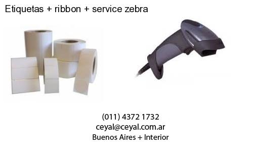 Etiquetas   ribbon   service zebra