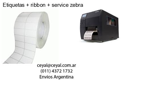 Etiquetas   ribbon   service zebra