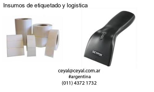 Insumos de etiquetado y logistica