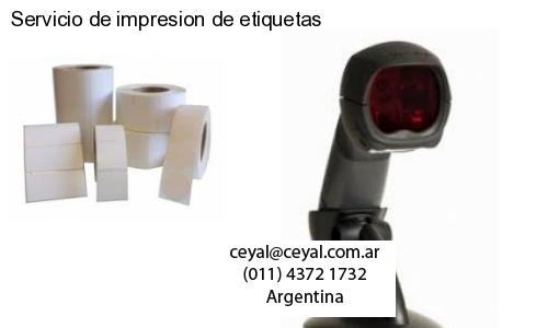 Servicio de impresion de etiquetas