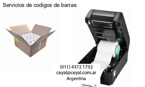 Servicios de codigos de barras