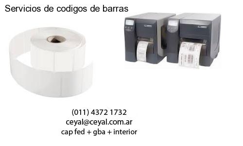 Servicios de codigos de barras