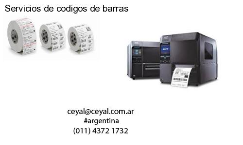 Servicios de codigos de barras