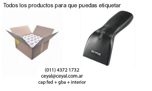 Todos los productos para que puedas etiquetar