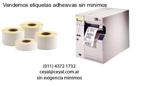 Vendemos etiquetas adhesivas sin minimos