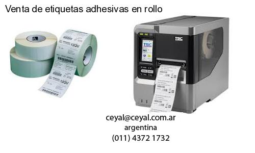 Venta de etiquetas adhesivas en rollo