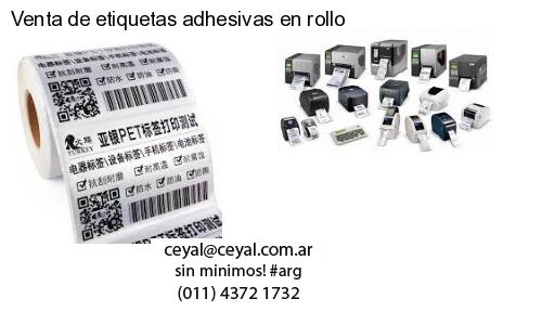 Venta de etiquetas adhesivas en rollo