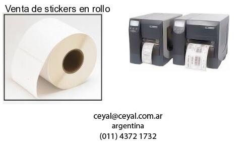 Venta de stickers en rollo