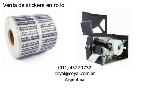 Venta de stickers en rollo