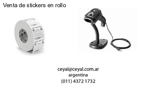 Venta de stickers en rollo