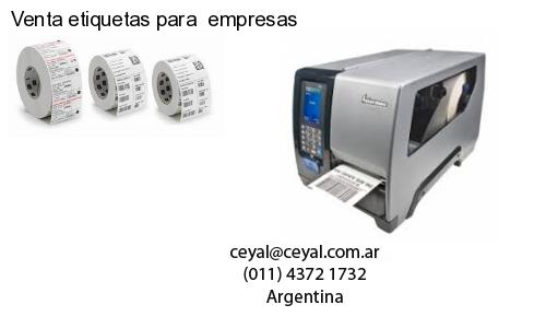 Venta etiquetas para  empresas