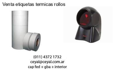 Venta etiquetas termicas rollos