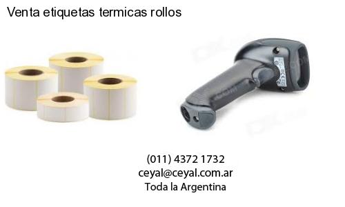 Venta etiquetas termicas rollos