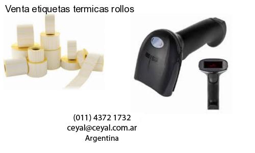 Venta etiquetas termicas rollos