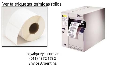 Venta etiquetas termicas rollos