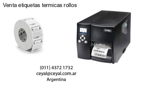 Venta etiquetas termicas rollos