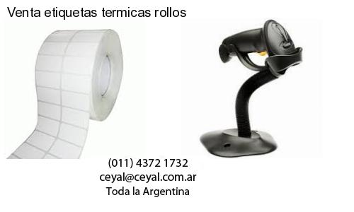 Venta etiquetas termicas rollos