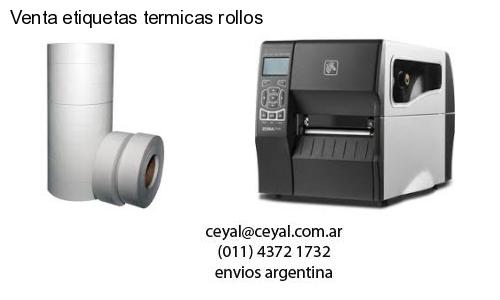 Venta etiquetas termicas rollos