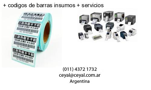   codigos de barras insumos   servicios