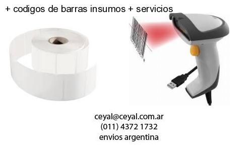   codigos de barras insumos   servicios