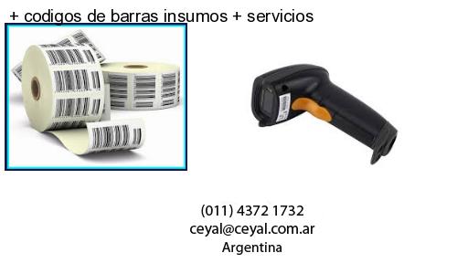   codigos de barras insumos   servicios