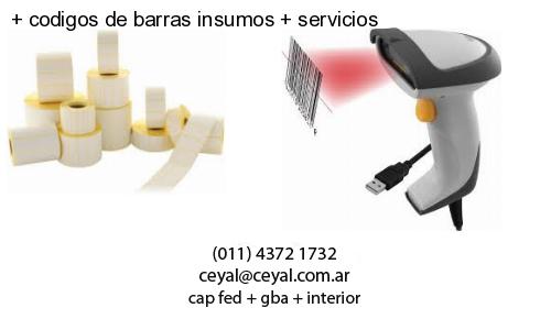   codigos de barras insumos   servicios
