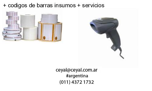   codigos de barras insumos   servicios