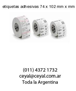 etiquetas adhesivas 74 x 102 mm x mm