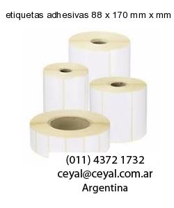 etiquetas adhesivas 88 x 170 mm x mm