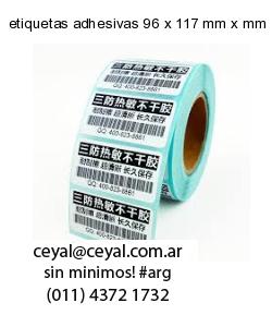 etiquetas adhesivas 96 x 117 mm x mm