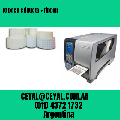 10 pack etiqueta   ribbon
