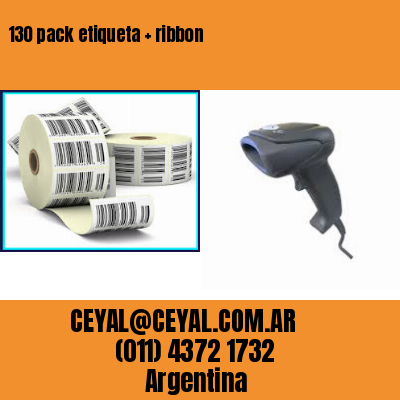 130 pack etiqueta   ribbon