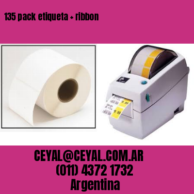 135 pack etiqueta   ribbon