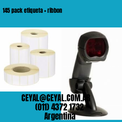 145 pack etiqueta   ribbon
