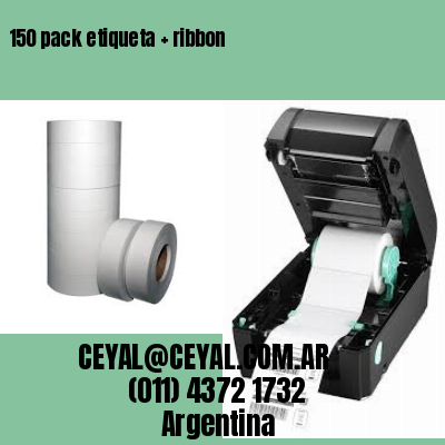 150 pack etiqueta   ribbon
