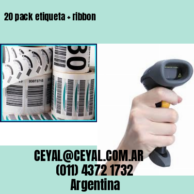 20 pack etiqueta   ribbon