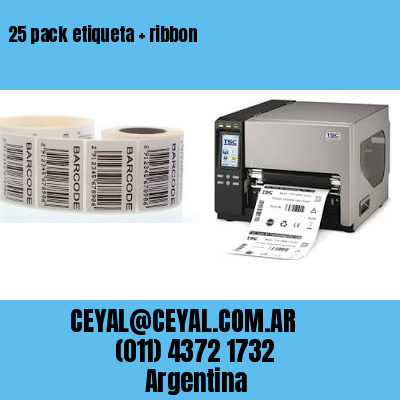 25 pack etiqueta   ribbon