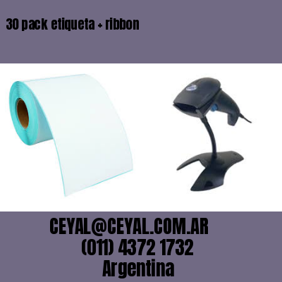 30 pack etiqueta   ribbon
