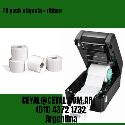 70 pack etiqueta   ribbon