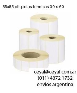 85×85 etiquetas termicas 30 x 60