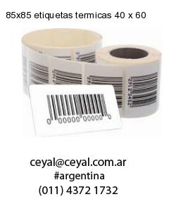 85×85 etiquetas termicas 40 x 60