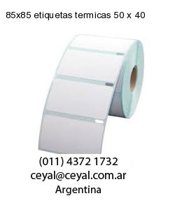 85×85 etiquetas termicas 50 x 40