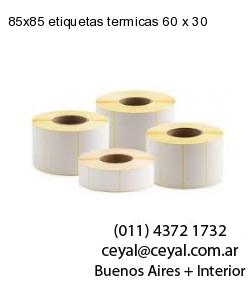 85×85 etiquetas termicas 60 x 30
