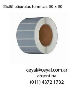 85×85 etiquetas termicas 60 x 80