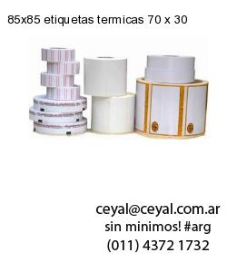 85×85 etiquetas termicas 70 x 30