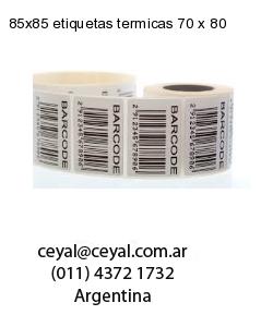 85×85 etiquetas termicas 70 x 80