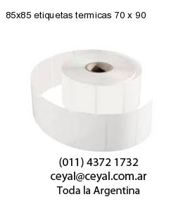 85×85 etiquetas termicas 70 x 90